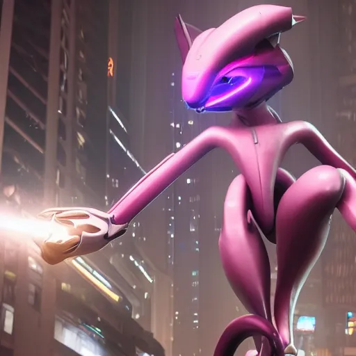 ArtStation - CyberDex: 150. Mewtwo