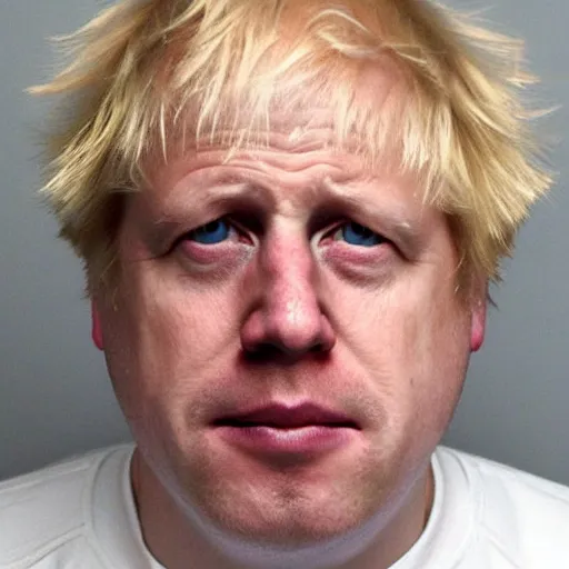 Image similar to Boris Johnson police mugshot