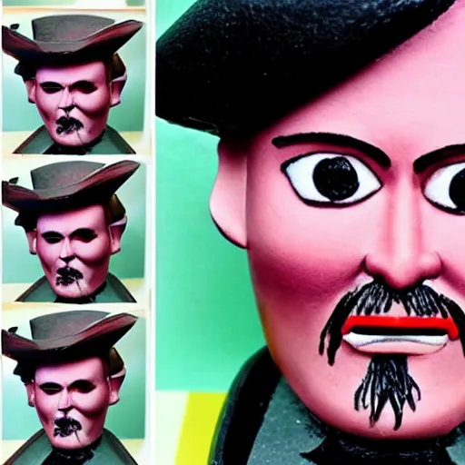 Image similar to plasticine johnny depp