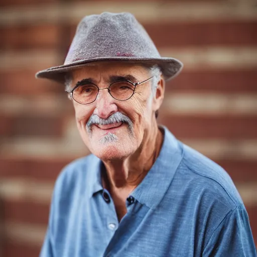 Image similar to dslr photo portrait still of 7 3 year old age 7 3 michael brecker at age 7 3!!!, 8 5 mm f 1. 8