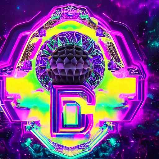 Image similar to a and w vaporwave logo, colorful, digital art, cosmic, 3 d high definition, trending on art station, photorealistic, high resolution, 8 k, octane, hyper detailed, insane details, intricate, elite, ornate, elegant trend, highly detailed and intricate, sharp focus, photography, unreal engine