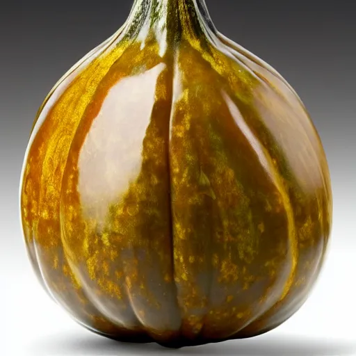 Image similar to gourd with face of amber heard hybrid intercross mix as a gourd