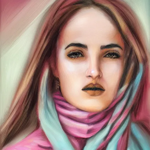 Image similar to female portraits by ahmed aldoori, artwalshy