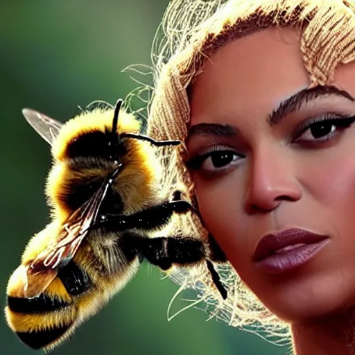 Image similar to beyonce as a bee