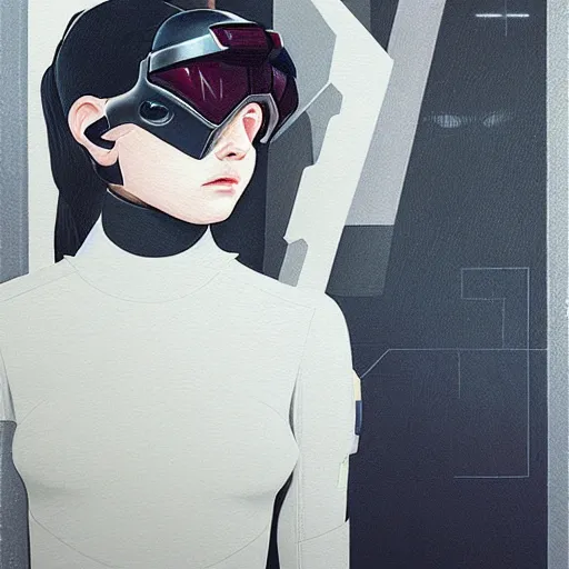 Image similar to Elle Fanning in Halo 2 and ODST picture by Sachin Teng, asymmetrical, dark vibes, Realistic Painting , Organic painting, Matte Painting, geometric shapes, hard edges, graffiti, street art:2 by Sachin Teng:4