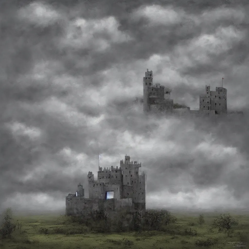 Image similar to castle in clouds by lee madgwick