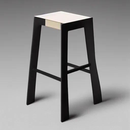 Prompt: the twins stool by tadao ando