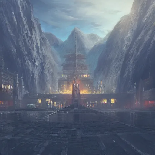 Prompt: matte painting of Final Fantasy in the style of Akihiko Yoshida | trending on artstation