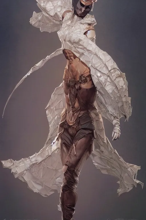 Image similar to portrait of the dome diceling dancer wearing hall cape by artgerm and Craig Mullins, James Jean, Andrey Ryabovichev, Mark Simonetti and Peter Morbacher 16k