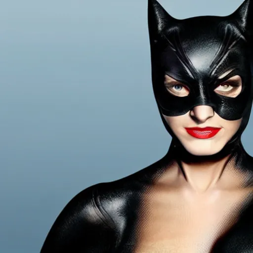 Image similar to High definition, high octane, award winning photo of Catwoman, realistic.