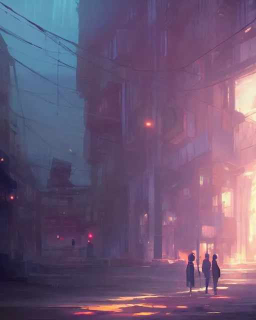 Image similar to full shot atmospheric lighting by makoto shinkai, stanley artger m lau, wlop, rossdraws, james jean, andrei riabovitchev, marc simonetti, krenz c