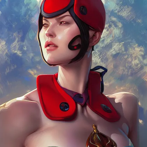 Image similar to ultra realistic illustration, cammy white as m bison anime, intricate, elegant, highly detailed, digital painting, artstation, concept art, smooth, sharp focus, illustration, art by artgerm and greg rutkowski and alphonse mucha and wlop