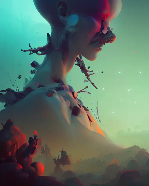 Image similar to toxicity, complex 3 d render by peter mohrbacher, ilya kuvshinov, victo ngai, ryohei hase, dramatic lighting, intricate, highly detailed, sharp focus, unreal engine, blender, artstation, masterpiece