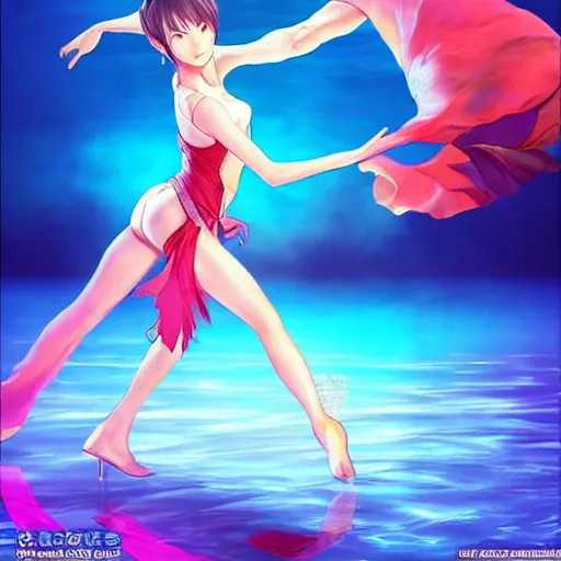 Prompt: semi realistic portrait Salsa Dancing inside clear blue ocean water in blade and soul spinoff by Hyung-tae Kim and by Artgerm Lau , color overlay, rim light and highlights , Gesture draw, Salsa Social Dance, couple, Salsa tricks, WLOP, Hyung-tae Kim, Rossdraws, Gesture draw, James Jean, Andrei Riabovitchev, Marc Simonetti, and Sakimichan, trending on artstation