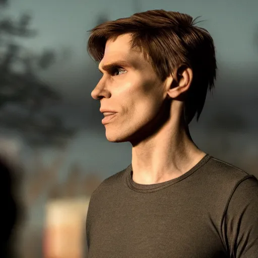 Image similar to Live Action Still of Jerma in Twilight, real life, hyperrealistic, ultra realistic, realistic, highly detailed, epic, HD quality, 8k resolution, body and headshot, film still
