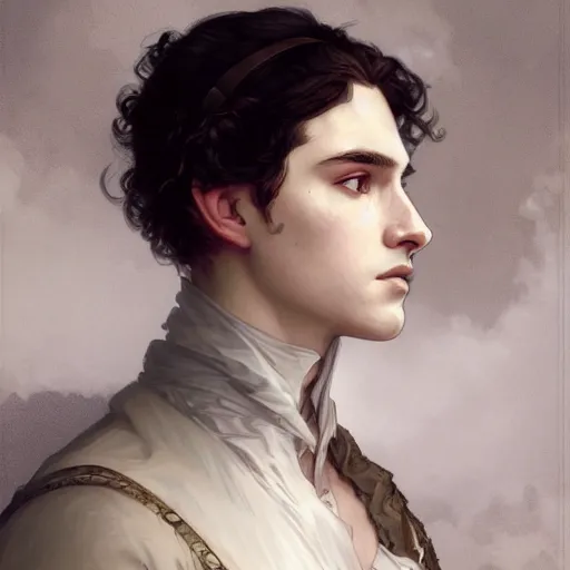 Prompt: portrait of john snow, intricate, elegant, highly detailed, digital painting, artstation, concept art, smooth, sharp focus, illustration, art by artgerm and greg rutkowski and alphonse mucha and william - adolphe bouguereau