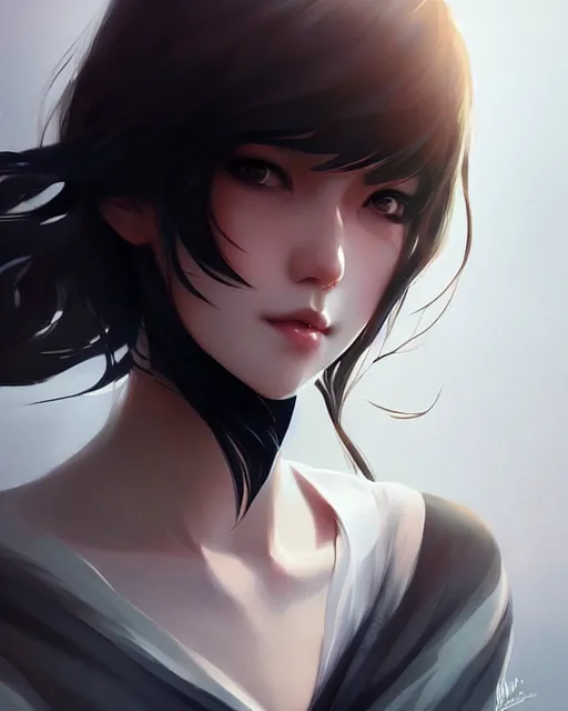 Image similar to a beautiful spirit, by guweiz and wlop and ilya kuvshinov and artgerm, symmetrical eyes, aesthetic, gorgeous, stunning, alluring, attractive, artstation, deviantart, pinterest, digital art