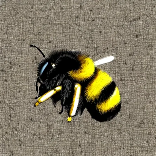 Image similar to a bumblebee crossed with a handgun