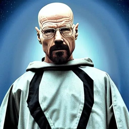 Image similar to walter white as a jedi from star wars