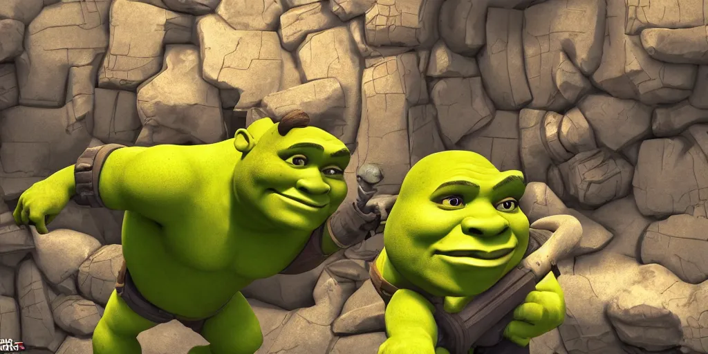 Image similar to shrek in team fortress 2, realistic 4 k octane beautifully detailed render, 4 k post - processing, highly detailed, intricate complexity, epic composition, magical atmosphere, cinematic lighting, masterpiece, ultra hd