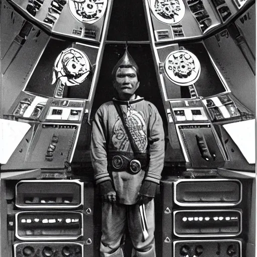 portrait of Iroquois warrior standing in front of a | Stable Diffusion ...