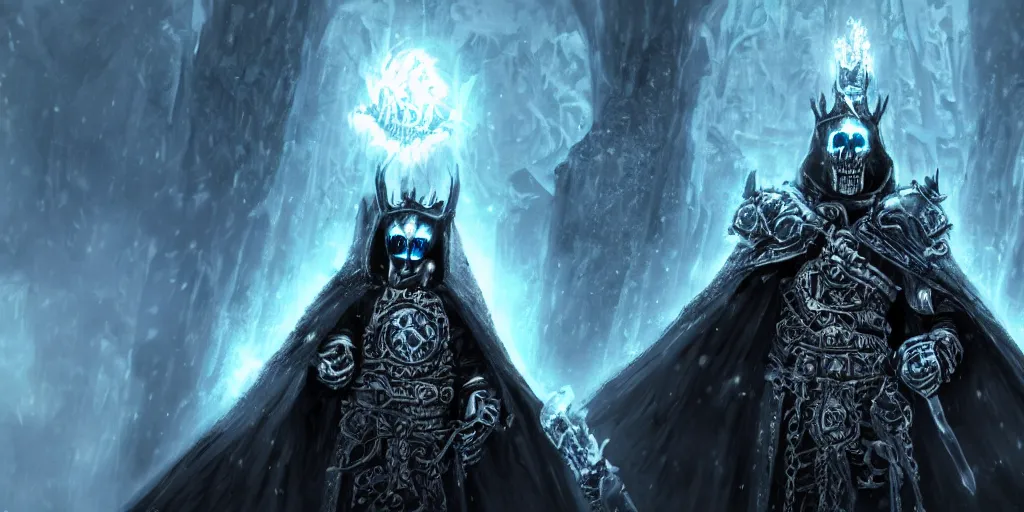 Image similar to the lich king