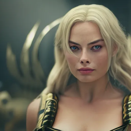 Prompt: hyper realistic character sheet of Lux (League of Legends) played by Margot Robbie, 4k, Carl Zeiss, sigma, Tamron so 85mm, cinematic, lute