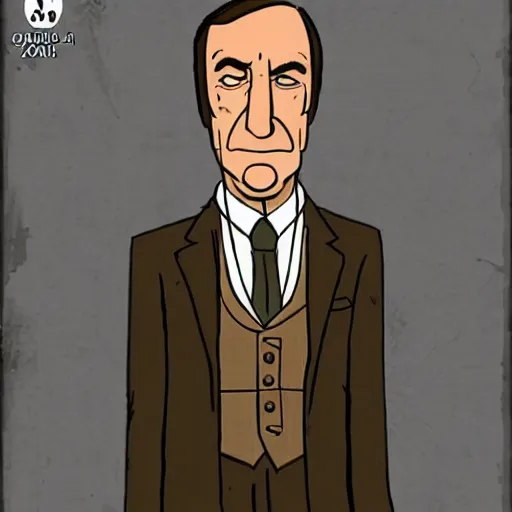 Prompt: saul goodman from rusty lake : roots ( 2 0 1 6 videogame ), very detailed face,