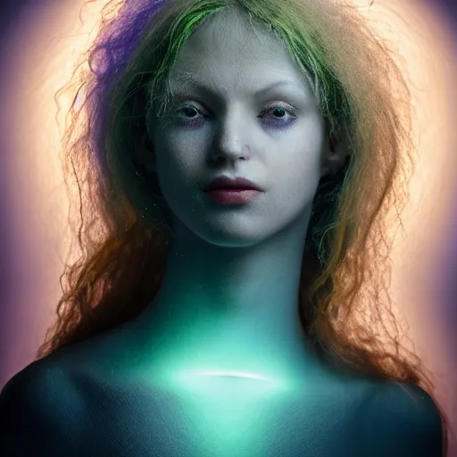 Prompt: hyper detailed, ultra sharp focus photo photo of a a glowing female faery, natural lighting, bioluminescent mushrooms by gottfried helnwein, style of brian froud, epic, fantasy, masterpiece, 8 k, dslr, 8 5 mm f / 1. 8