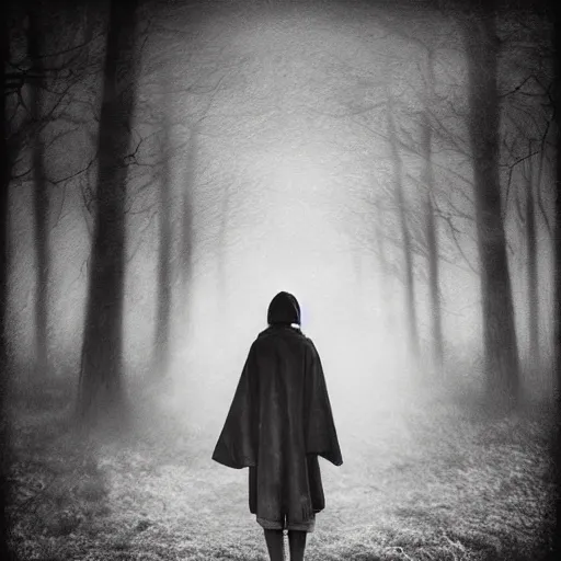 Prompt: lost souls wandering through the darkness Ilse Gort, Olya Bossak