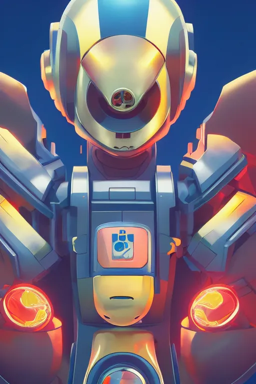 Image similar to metabots medabots medarotto medarot robot minimalist comics helmet mask neon cybereye, behance hd by jesper ejsing, by rhads, makoto shinkai and lois van baarle, ilya kuvshinov, rossdraws global illumination ray tracing hdr radiating a glowing aura