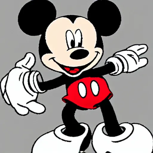 Image similar to a knock off mickey mouse, just different enough that disney can't sue me, animated, disney