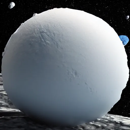 Image similar to concept art of a snow covered planet, snowstorm, ice, ice spikes, planet, space, concept art