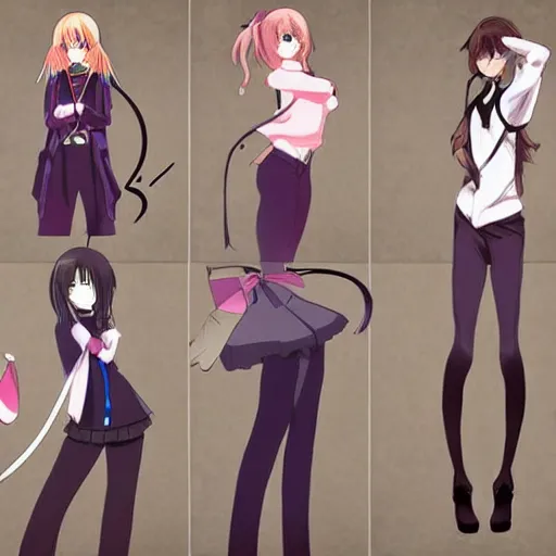 Image similar to visual novel character poses from the waist up, digital art, anime style, lighting