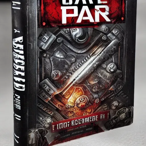 Image similar to gears of war warhammer codex book t