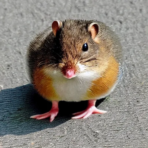 Prompt: duck hamster hybrid