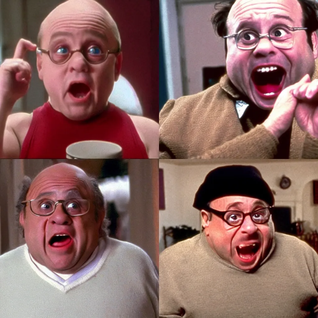 Still from Danny DeVito Home Alone reboot, heavily | Stable Diffusion ...