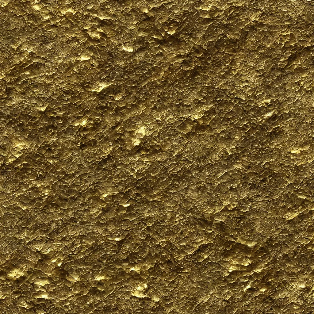 Image similar to seamless tileable texture of damaged metal gold, realistic, very detailed, beautiful, intricate details, sharp focus, substance designer, substance render, substance painter, marmoset, unreal engine, octane render