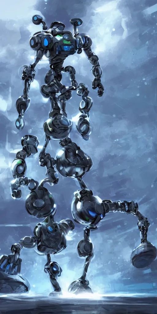 Image similar to concept art, nano robot gene transformation and repair technology.