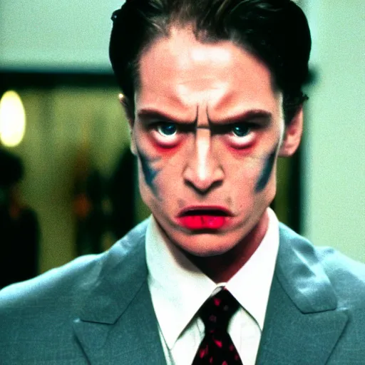 Image similar to a still of Yoshikage Kira in ''American Psycho''(2000)