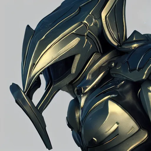 Image similar to close up bust of valkyr prime warframe, doing an elegant pose, highly detailed, artstation, deviantart, 8k octane render