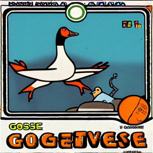Image similar to c 6 4 game featuring a goose