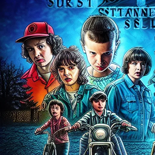 Image similar to Stranger Things 4 with oriental cast