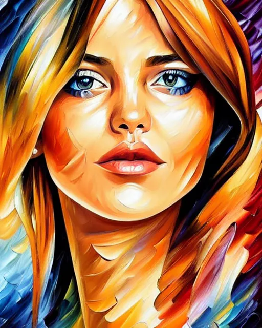 Image similar to girl artwork by leonid afremov, artwork by sandra chevrier golden hour, illustration, highly detailed, simple, smooth and clean vector curves, no jagged lines, vector art, smooth, artstation