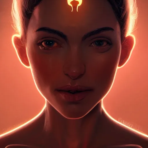 Prompt: detailed intricate digital illustration by greg rutkowski and artgerm and wlop and sanford robinson gifford ; yoga pose glowing anatomically correct human veins ; 1 3 mm film, arri alfa anamorphic lens, sharp focus ; golden hour, trending on artstation 8 k