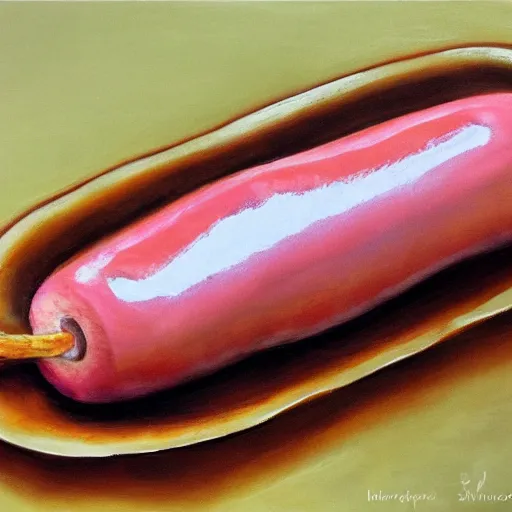 Prompt: beautiful, trending on art station, award winning, 16K, stunning in all its glory, epic, did I forget award winning?, full portrait photo of a sausage, studio lighting