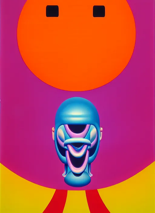 Prompt: scream by shusei nagaoka, kaws, david rudnick, airbrush on canvas, pastell colours, cell shaded!!!, 8 k