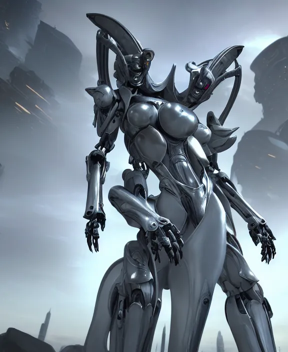 Prompt: extremely detailed cinematic shot of a giant 1000 meter tall beautiful stunning hot female warframe, that's an anthropomorphic robot mecha female dragon, silver sharp streamlined armor, sharp robot dragon paws, sharp claws, walking over a tiny city, towering high up over your view, camera looking up between her legs, feet looming over towers, crushing buildings beneath her detailed paw feet, camera looking up at her from the ground, fog rolling in, massive scale, worms eye view, ground view, low shot, leg shot, dragon art, micro art, macro art, giantess art, macro, furry, giantess, goddess art, furry art, furaffinity, digital art, high quality 3D realistic, DeviantArt, artstation, Eka's Portal, HD, depth of field