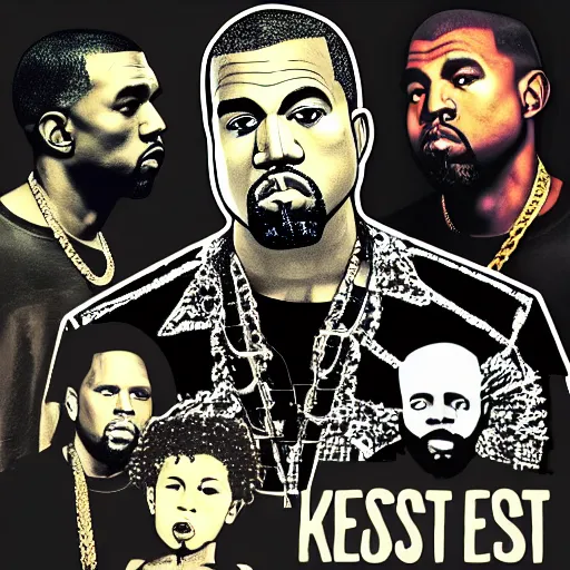 Prompt: kanye east