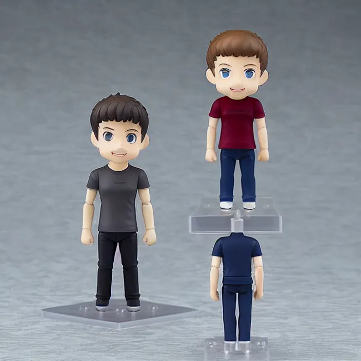 Prompt: Mark Zuckerberg, An anime Nendoroid of Mark Zuckerberg, figurine, detailed product photo
